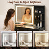 Artiss LED Vanity Dressing Table Set with Stool – Black