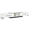 Artiss Extendable TV Cabinet – White Entertainment Unit Stand