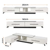 Artiss Extendable TV Cabinet – White Entertainment Unit Stand