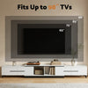 Artiss Extendable TV Cabinet – White Entertainment Unit Stand