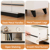 Artiss Extendable TV Cabinet – White Entertainment Unit Stand