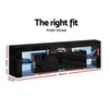 Entertainment Unit TV Cabinet Black Elo