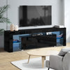 Entertainment Unit TV Cabinet Black Elo