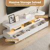 Artiss 160cm LED TV Unit with Storage Drawers – White