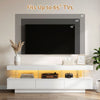 Artiss 160cm LED TV Unit with Storage Drawers – White
