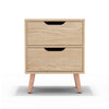 2-Drawer Nightstand – BODEN Pine