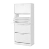Artiss 4-Door Shoe Cabinet 60 Pairs White