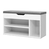 Artiss Shoe Bench with Storage White
