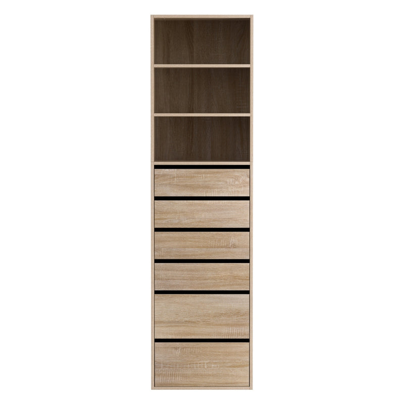 6 Chest of Drawers Tallboy Cabinet Pine