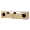 Artiss 185cm TV Unit with Cat House Storage Cabinet – Pine