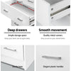 6 Chest of Drawers - ANDES White