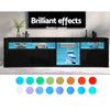LED Entertainment Unit TV Cabinet Black Bobi