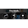 LED Entertainment Unit TV Cabinet Black Bobi
