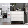 Brittany 3-Drawer Chest – White