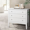 Brittany 3-Drawer Chest – White