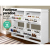Artiss Shoe Rack 16 Pairs 4-Tier White