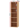 Bookshelf 5 Tiers MILO Pine