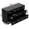 6 Chest of Drawers - VEDA Black