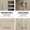 Artiss Shoe Rack Cabinet 21 Pairs Pine