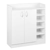 Artiss Shoe Cabinet 21 Pairs Adjustable Shelves White