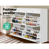 Artiss Shoe Cabinet 36 Pairs White