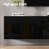 Artiss Floating TV Unit & Lift-Top Coffee Table Set – Black Gloss