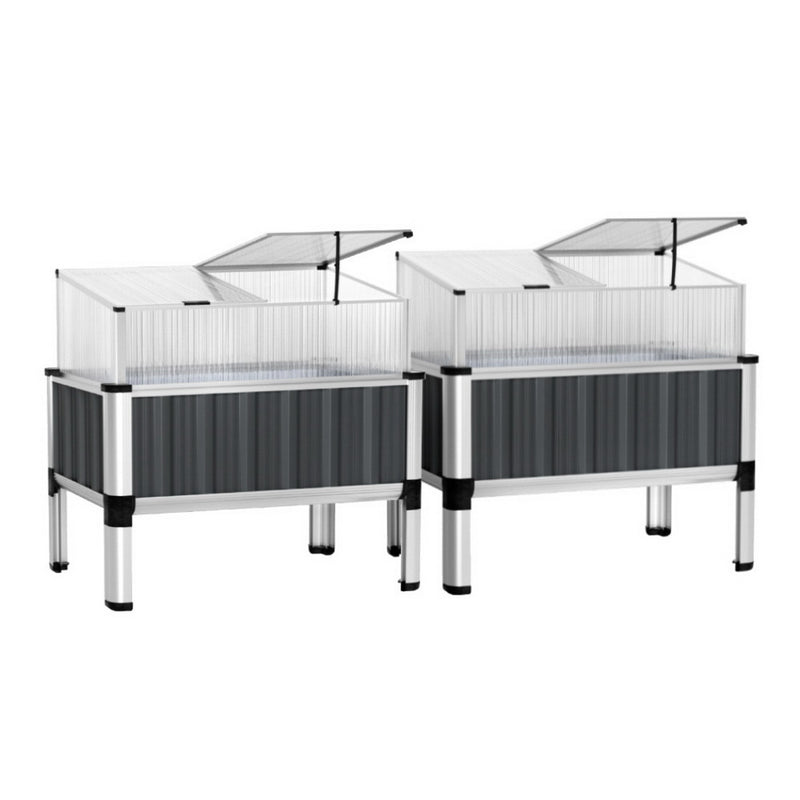 Green Fingers Raised Garden Bed x2 80×49×74cm