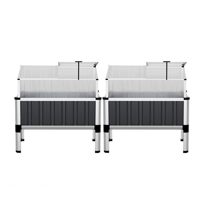 Green Fingers Raised Garden Bed x2 80×49×74cm