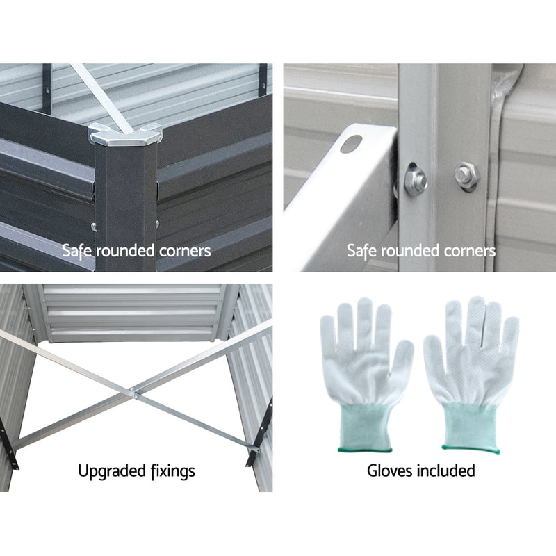 Green Fingers Raised Garden Bed 320×80×77cm