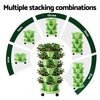 Green Fingers 5-Tier Vertical Garden Bed – Stackable Planters (Light Green)