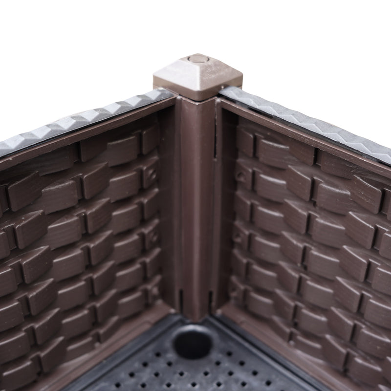 Green Fingers Garden Bed 120×40×36cm Raised PP Planter Box