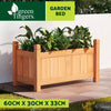 Green Fingers Elevated Wooden Planter 60x30x33 cm