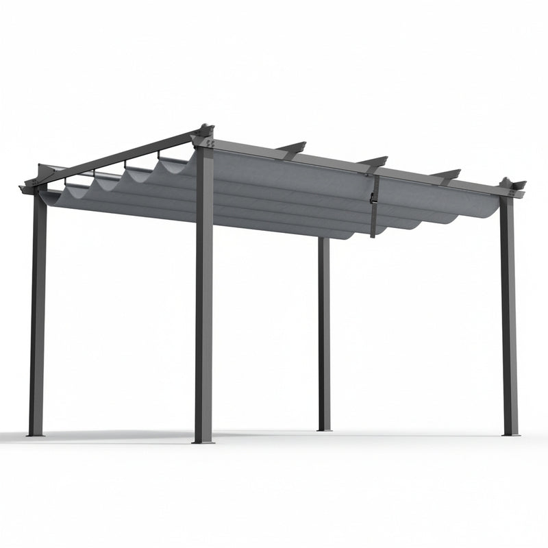Instahut 3x4m Aluminium Outdoor Gazebo – Grey