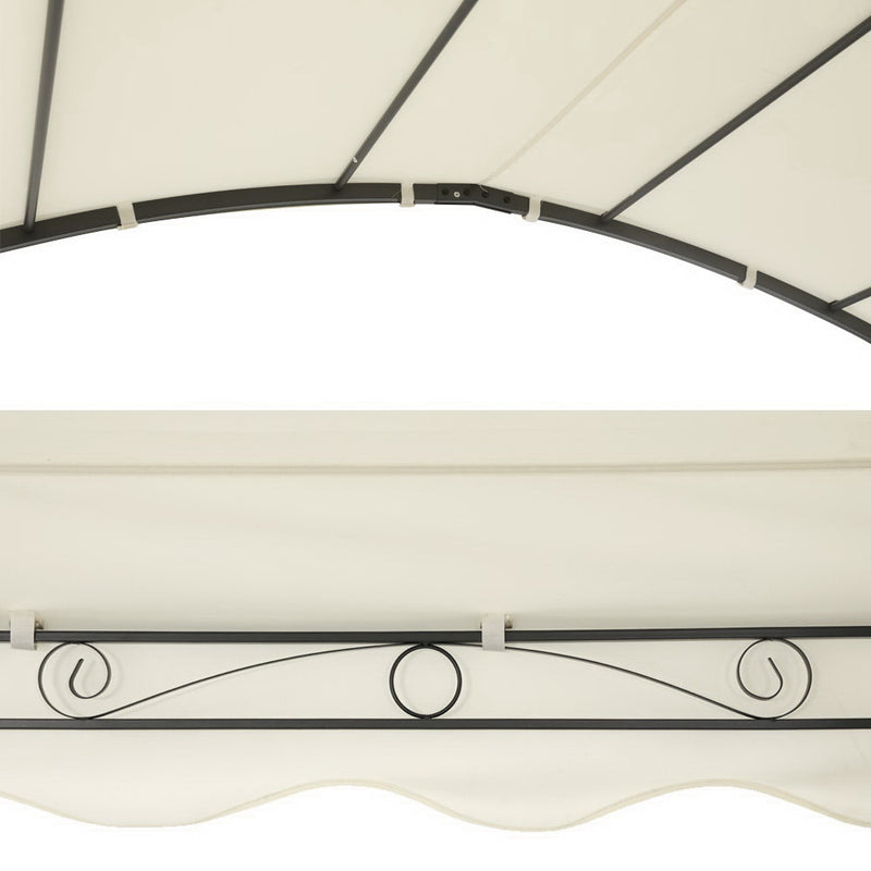 Instahut 4x3m Garden Gazebo Marquee Beige