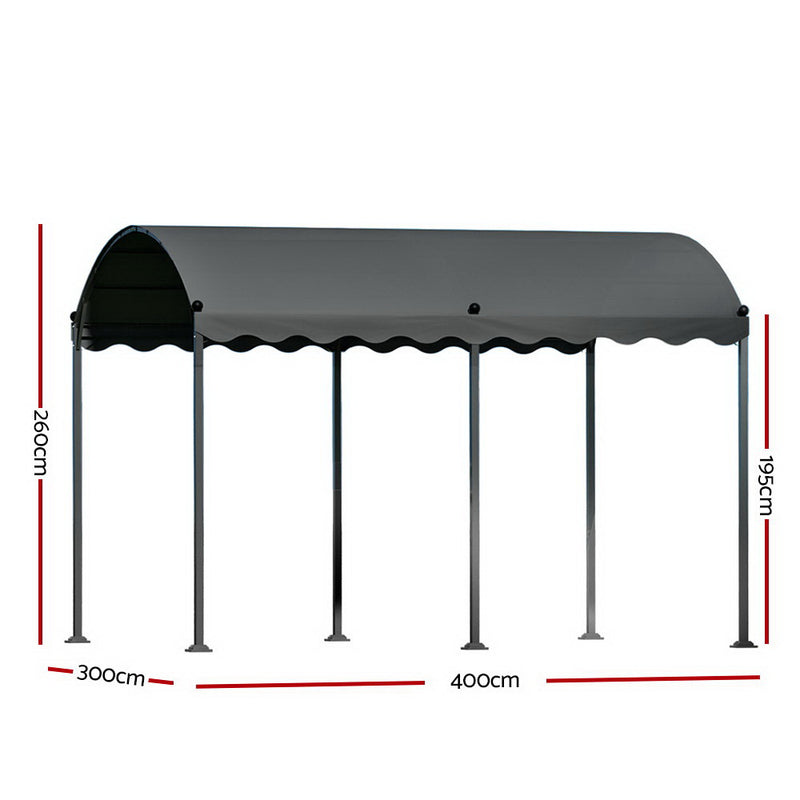 Instahut 4x3m Outdoor Shade Gazebo