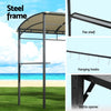 Instahut Gazebo – Outdoor BBQ Grill Patio Garden Marquee Shade Shelter (Beige)