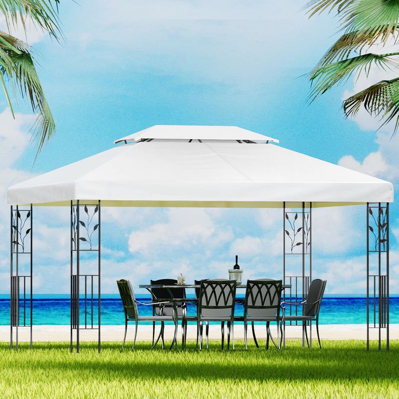 Instahut 4x3m Garden Gazebo Marquee White