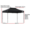 Instahut 3x4.5m Folding Gazebo Marquee