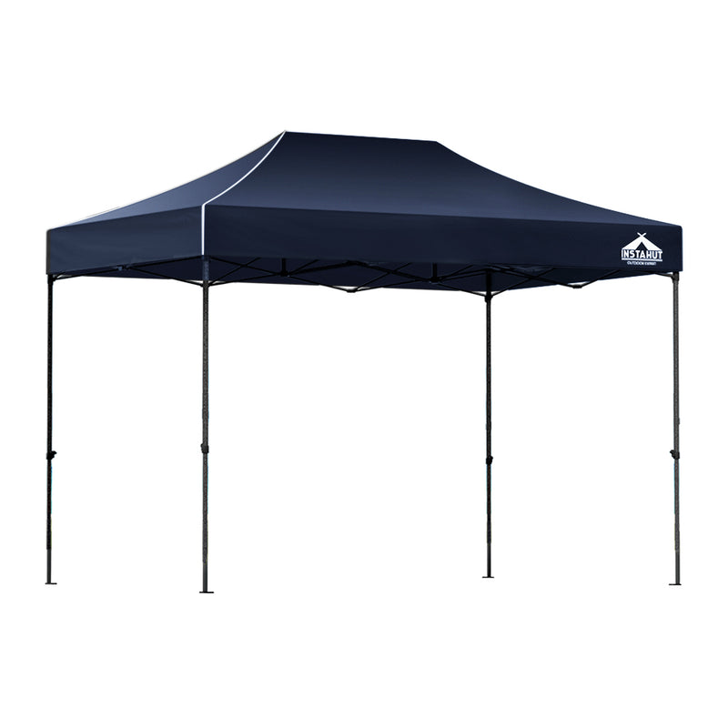 Instahut 3x4.5m Pop Up Gazebo with Base Pods Navy