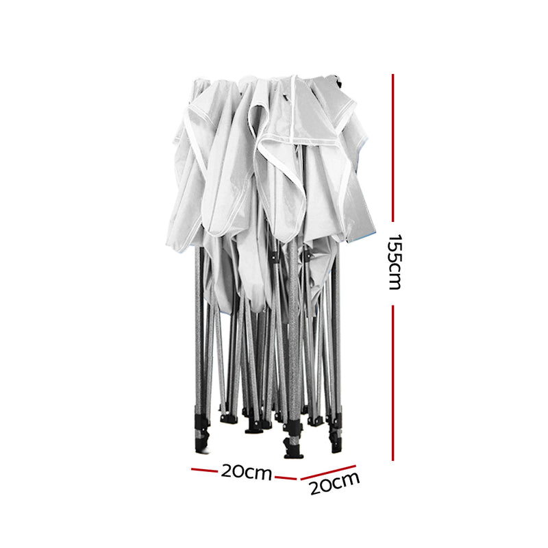 Instahut 3x6m Folding Gazebo Marquee White