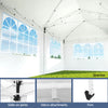 Instahut 3x6m Pop Up Gazebo with Side Walls White