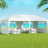 Instahut 3x6m Pop Up Gazebo with Side Walls White