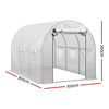 Green Fingers Walk-In Greenhouse 3×2×2 m – White