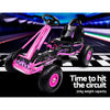 Rigo Kids Pedal Go Kart Racing Car – Pink