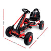 Rigo Kids Pedal Go Kart Racing Car – Red