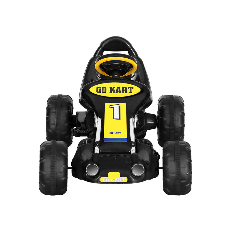 Rigo Kids Pedal Go Kart Racing Car – Black