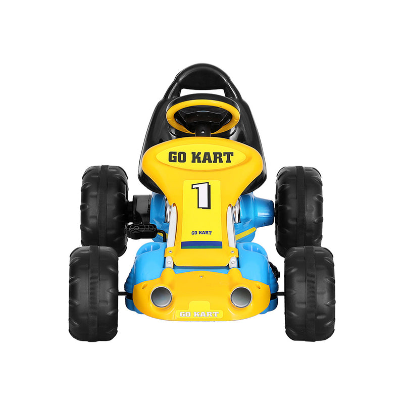 Rigo Kids Pedal Go Kart with Plastic Tyres – Blue