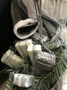 Grey & White Standing Santa – 55cm