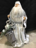 Grey & White Standing Santa – 55cm