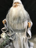 Grey & White Standing Santa – 55cm